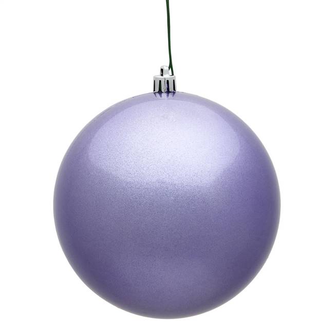 4" Lavender Candy Ball UV Drilled 6/Bag