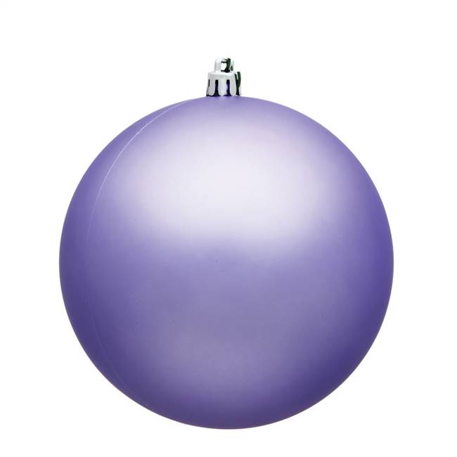 4" Lavender Matte Ball UV Drilled 6/Bag