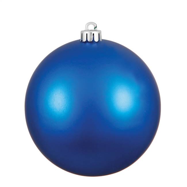 4.75" Blue Matte Ball UV Drilled 4/Bag