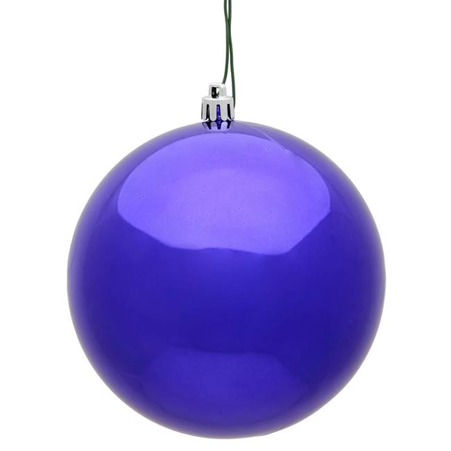 4.75" Purple Shiny Ball UV Shatterproof