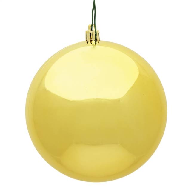 4.75" Honey Gold Shiny Ball UV 4/Bag