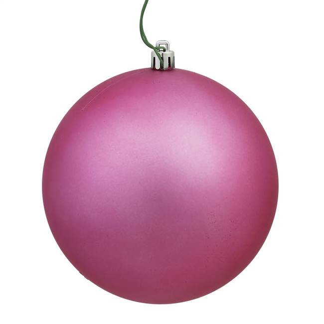 4.75" Mauve Matte Ball UV Drilled 4/Bg