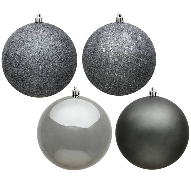 4.75" Pewter Ball 4 Finish Asst 4/Bx