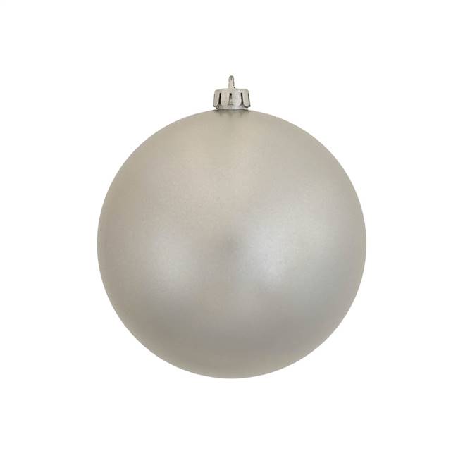 6" Silver Candy Ball UV Drilled 4/Bag