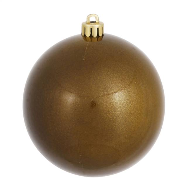 6" Olive Candy Ball UV Drilled 4/Bag