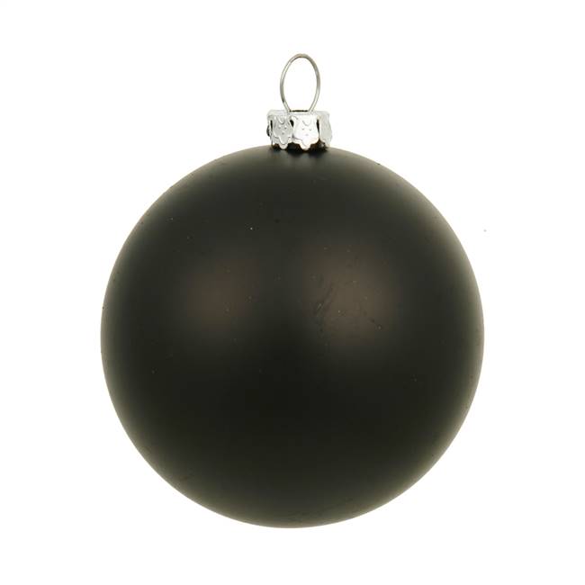 6" Black Matte Ball UV Drilled 4/Bag
