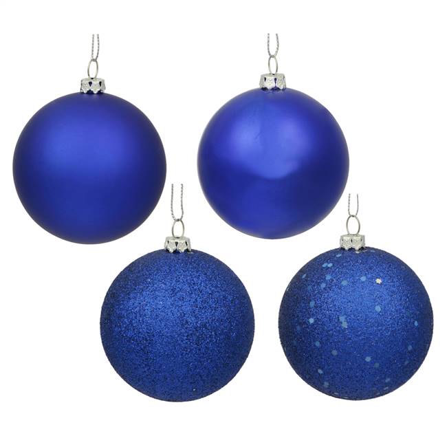 6" Cobalt Blue 4 Finish Ball Box of 4