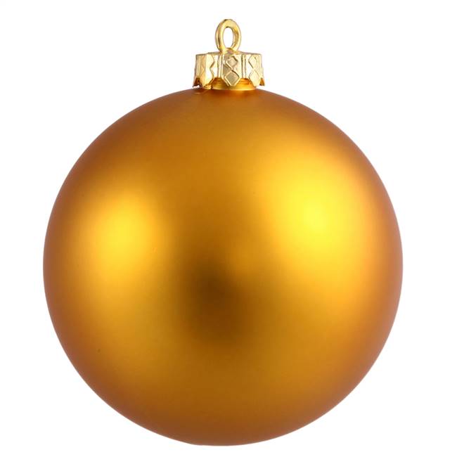 6" Antique Gold Matte Ball UV Shatterpro