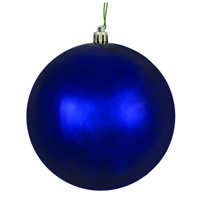 6" Midnt Blue Shiny Ball UV Drilled 4Bag