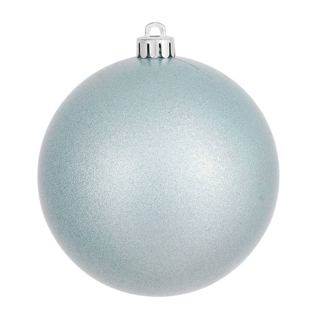 6" Baby Blue Candy Ball UV Drilled 4/Bag