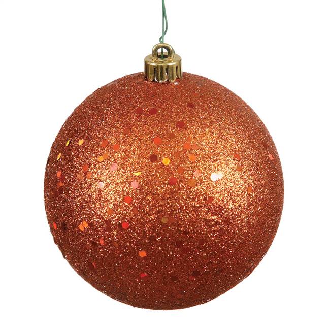 10" Burnish Orange Sequin Ball