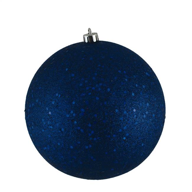 10" Sea Blue Sequin Ball Drilled Cap