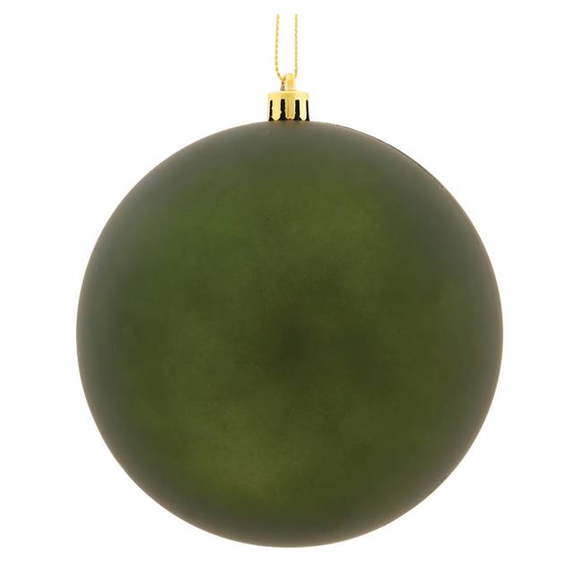 10" Moss Green Matte Ball UV Drilled Cap