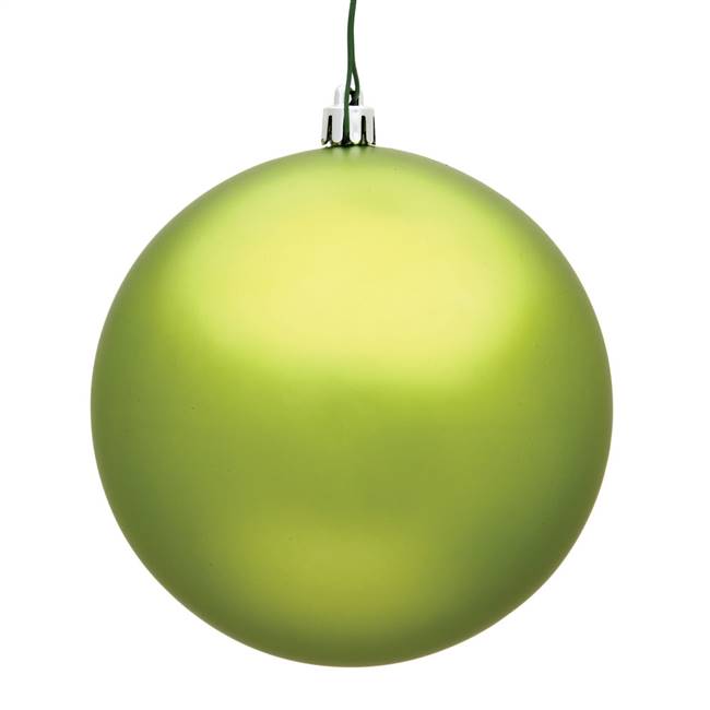 10" Lime Matte Ball UV Drilled Cap