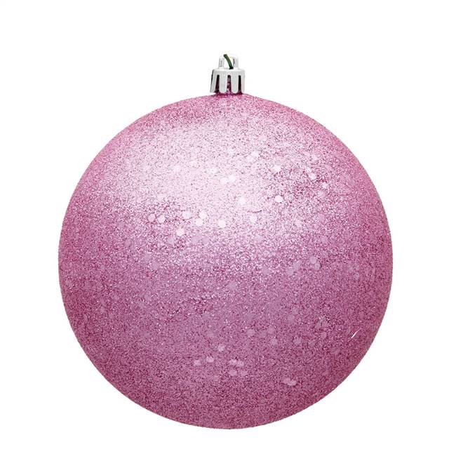 10" Pink Sequin Ball Drilled Cap