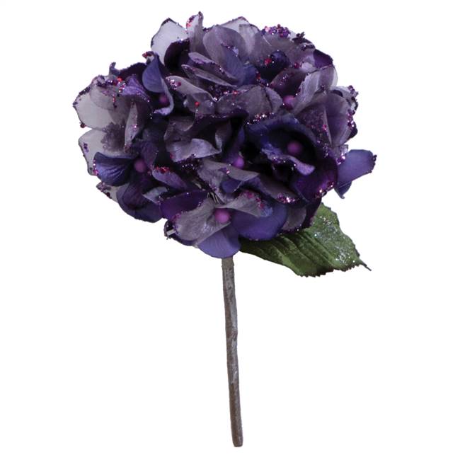 29" Purple Velvet Hydrangea 7" Flower