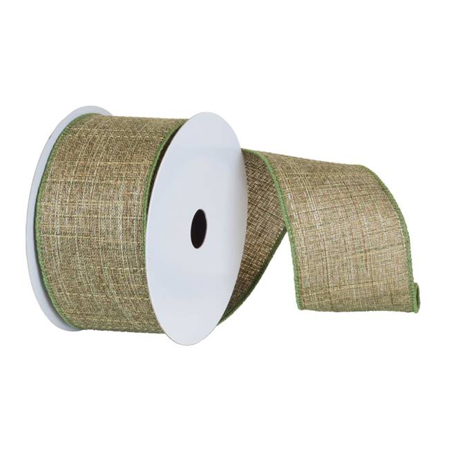 4" x 10yd Sage Soft Woven Burlap