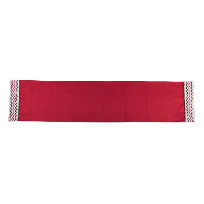 6' x 16" Red Sequin Chevron Table Runner