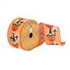 2.5"x10Yd Org Pumpkin Spider Web Dupion