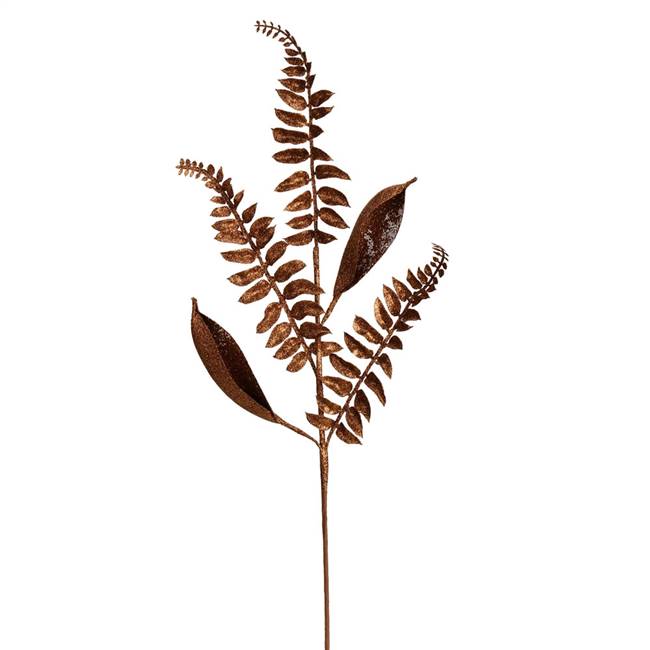 33" Mocha Fern Leaf Spray 6/Bag