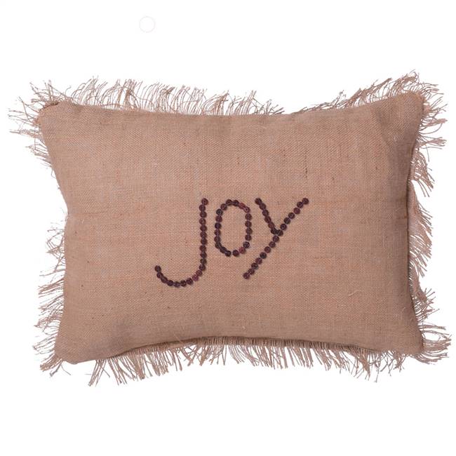 14" x 20" Holiday Words Joy Pillow