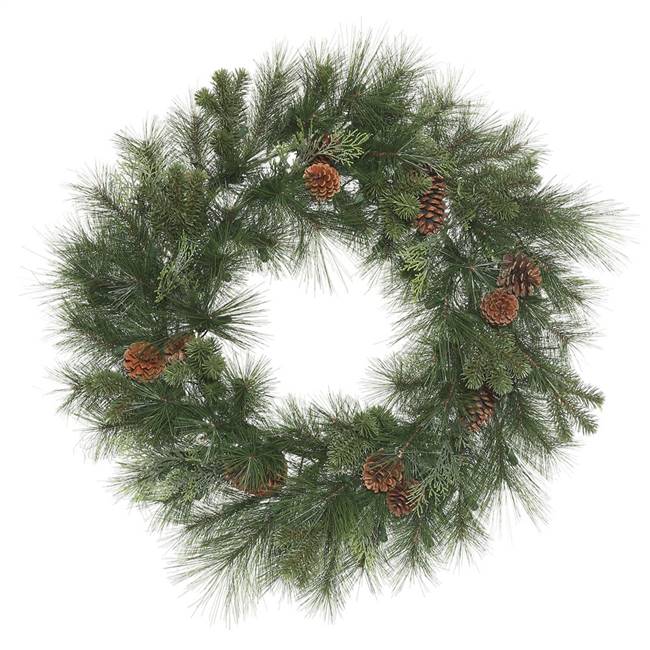 30" Grover Mix Pine Wreath 87Tips