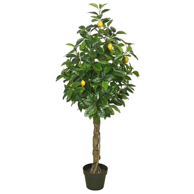 51" Real Touch Lemon Tree w/Pot