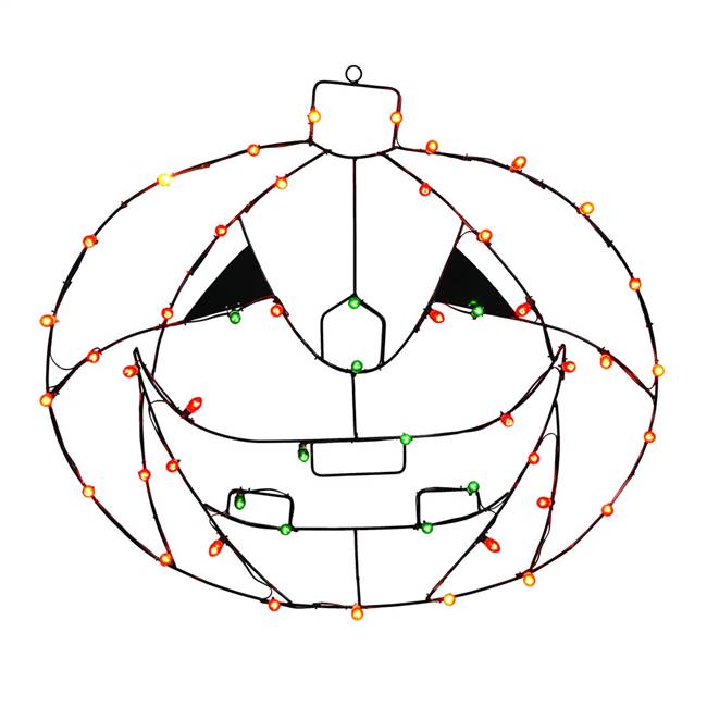 48" x 34" Pumpkin C7 Wire Motif