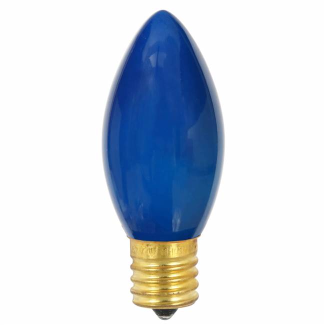 C9 Ceramic Blue 7W 130V Bulb