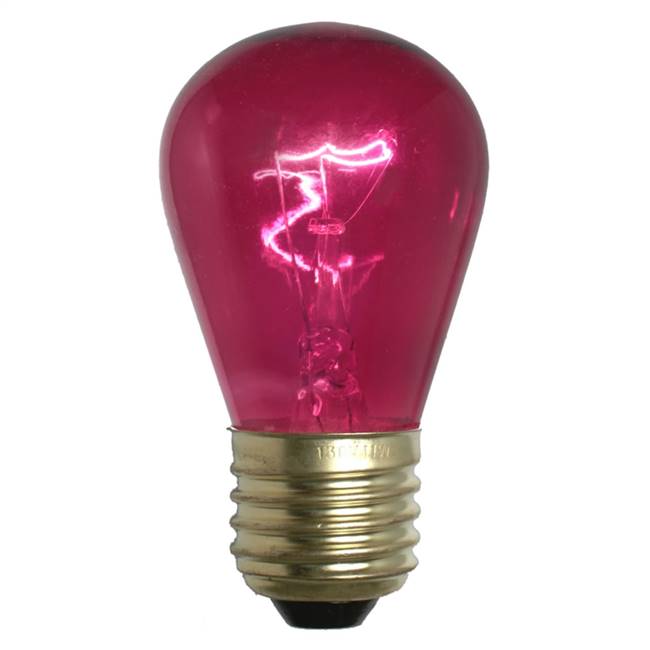 Red Trans Med Base 130V 11 Watt Bulbs