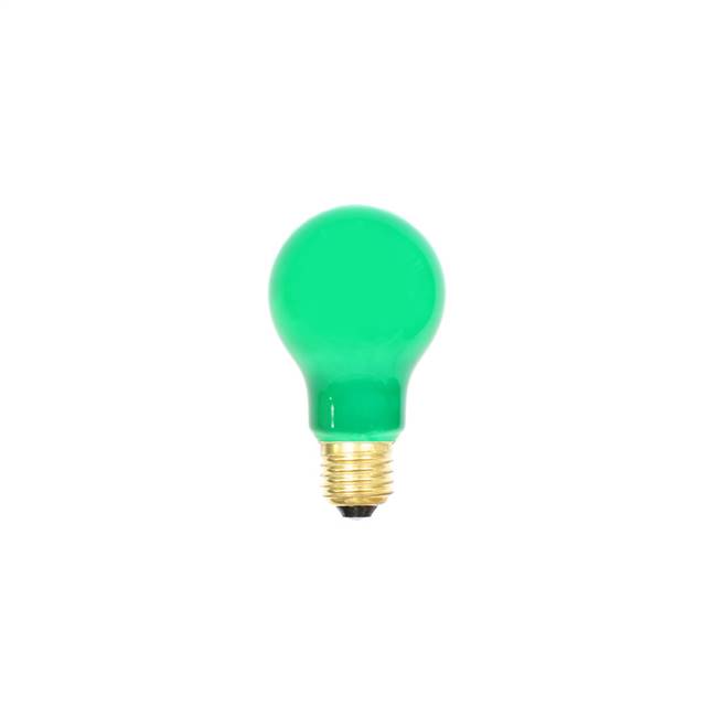 Green Ceramic Med Base 130V 25 Watt Bulb