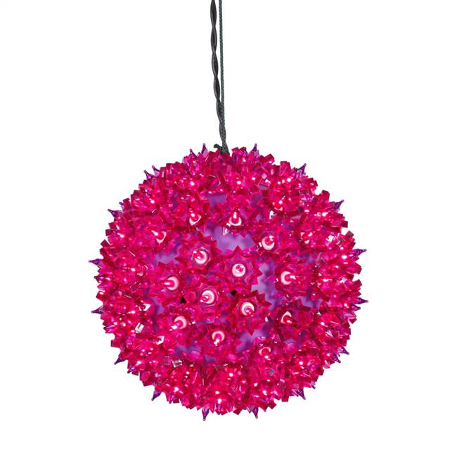100Lt x 7.5" Purple Twinkle Star Sphere
