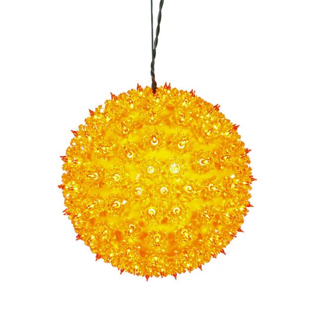 150Lt x 10" Orange Twinkle Star Sphere