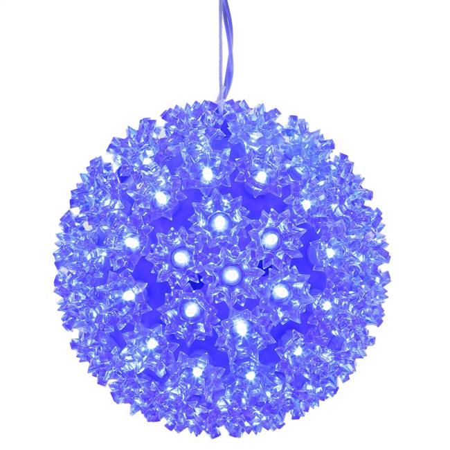 50Lt x 6" LED Blue Starlight Sphere