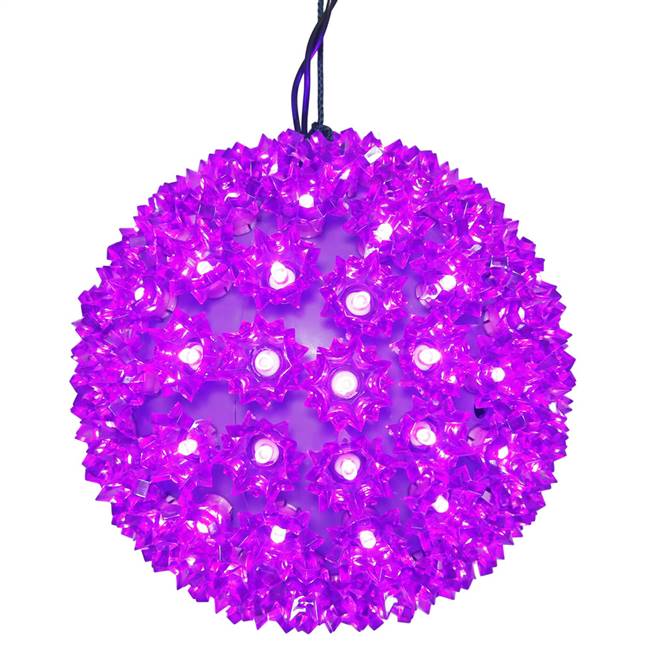 50Lt x 6" LED Purple Starlight Sphere