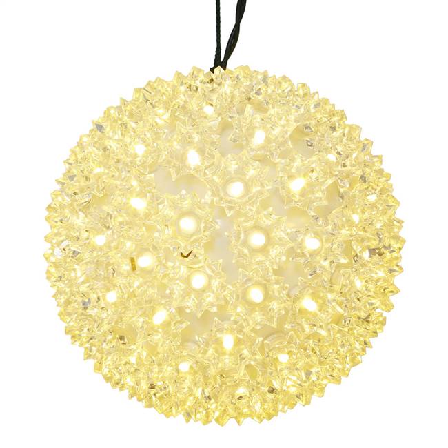 100Lt x 7.5" LED WmW Twinkle Star Sphere