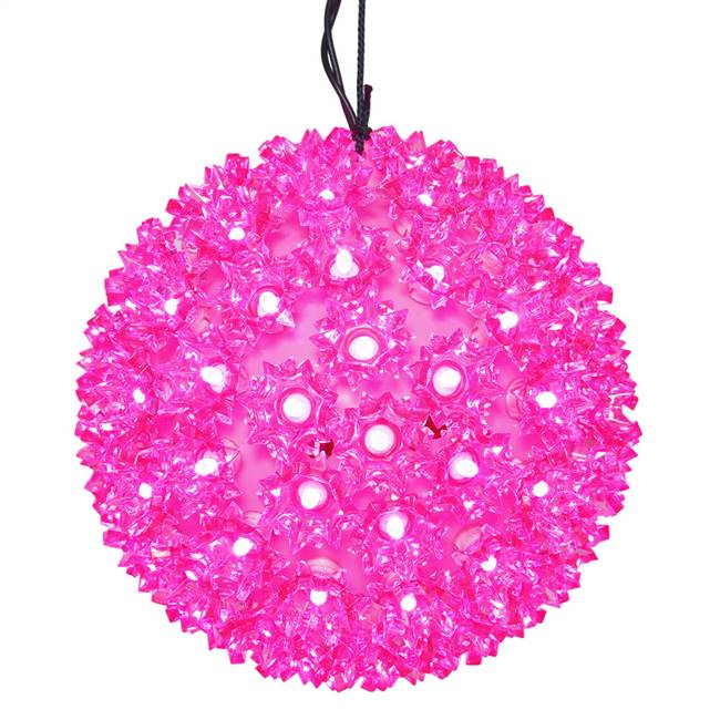 100Lt x 7.5" LED Pink Starlight Sphere