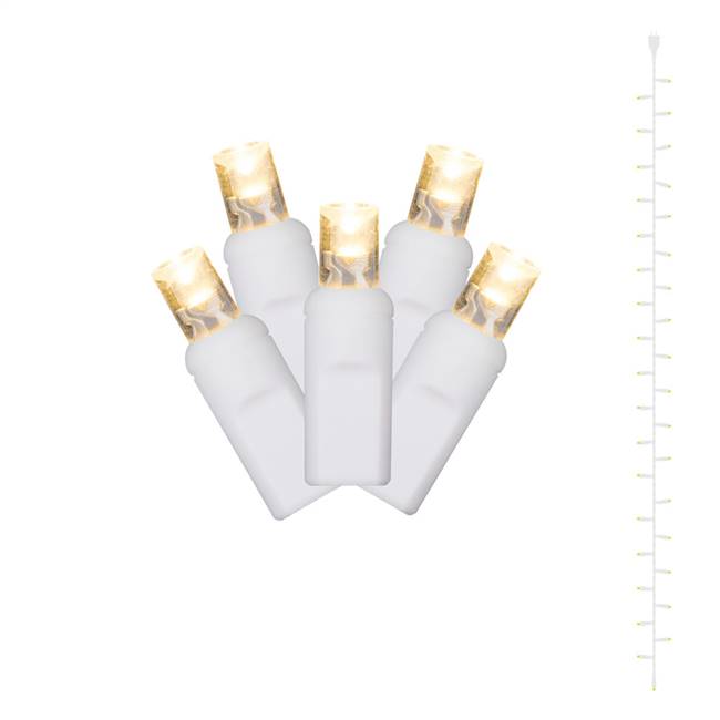 35Lt LED Twkle WmWht WA 1Pc Curtain WW