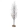 2' Brown Tree LED120 WmWht Flat Base