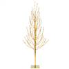 4' Gold Tree LED280 WmWht Flat Base