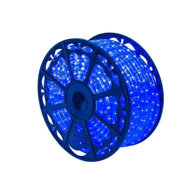 150' x .5" Blue LED Rope Light 120V