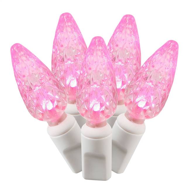 100Lt LED Pink/WW C6 EC  4"x34'L