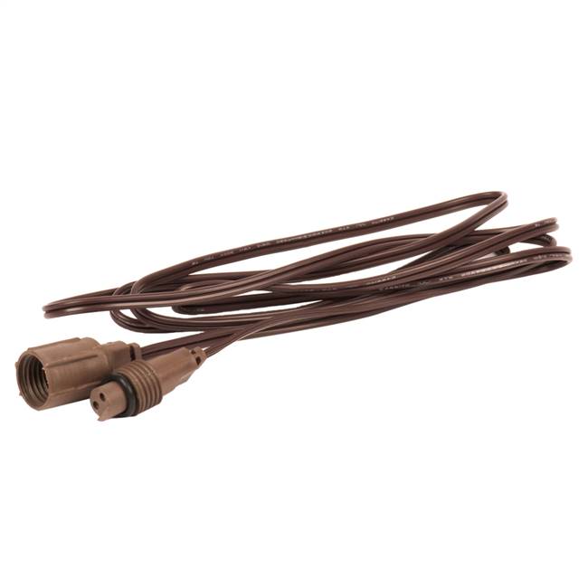 6' Brown Wire Coaxial Ext Cord 6/Bag