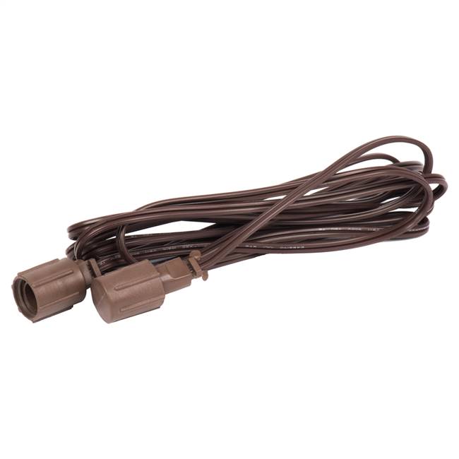 10' Brown Wire Coaxial Ext Cord 4/Bag