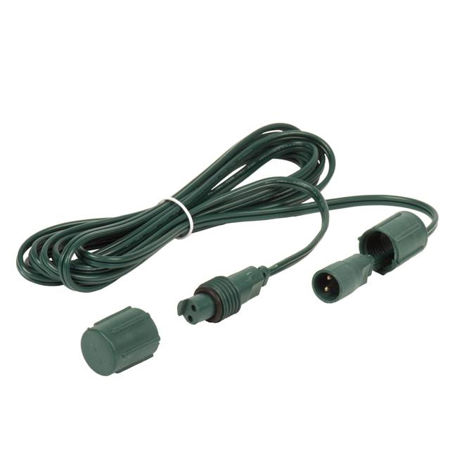 10' Green Wire Coaxial Ext Cord 4/Bag