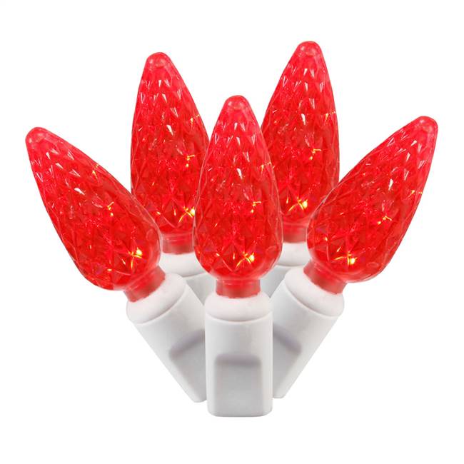 50Lt LED Red/WW C6 EC Set  25'L