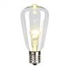 ST38 LED Blue Glass Transp E17 Bulb 25Bx