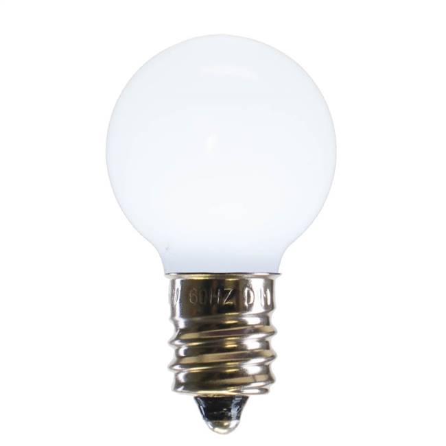 G30 Cool Wht Ceramic LEDBulb E12 .96W