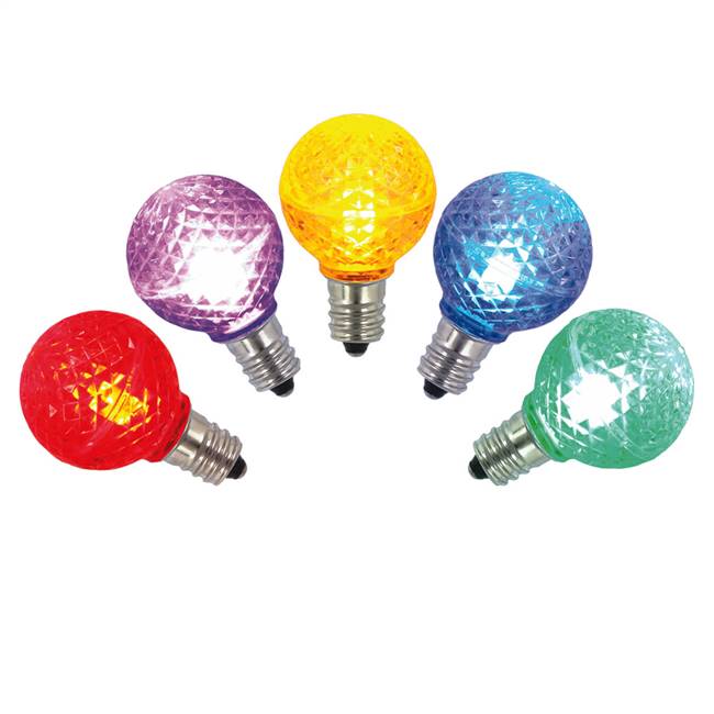 G30 Faceted LED Multi Bulb E12 .38W