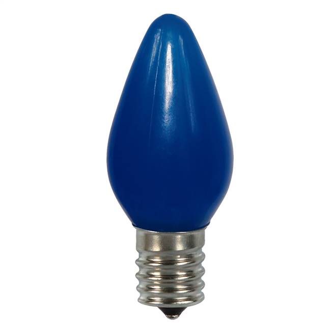 C7 Ceramic LED Blue Twinkle Bulb